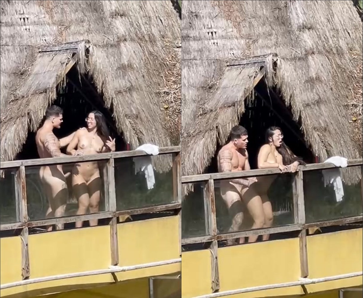 Amira Daher transando e sendo filmada por vizinho