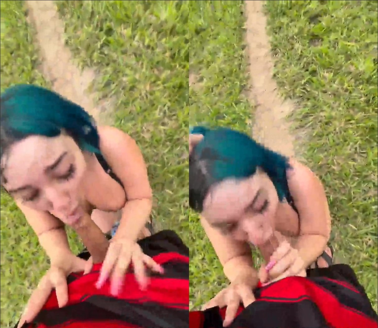 Belle Belinha mamando gostoso demais no meio da rua