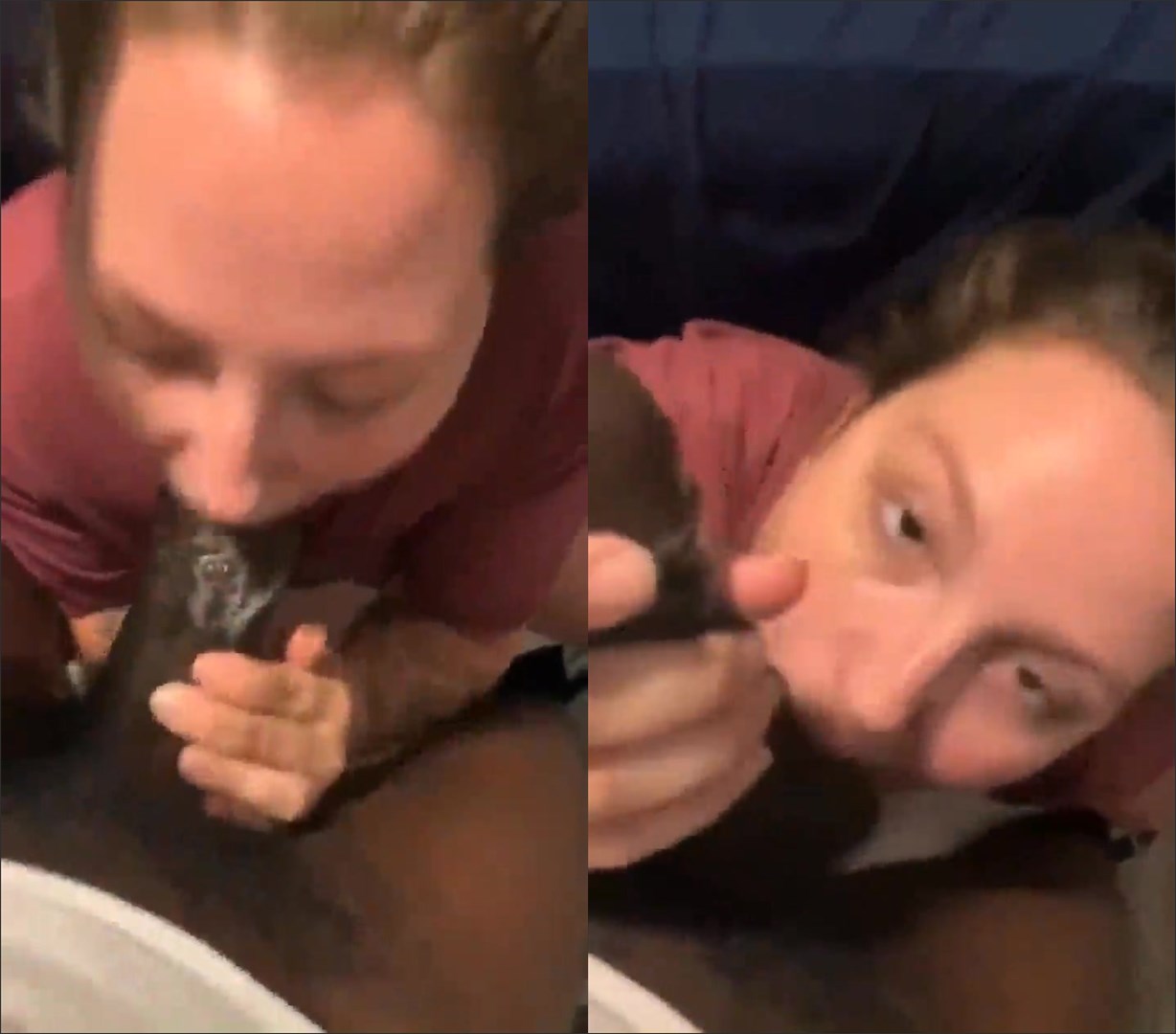 Boquete interracial da loira branquinha no negão